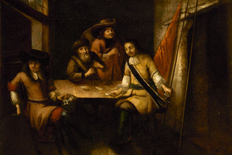 Nepoznati nizozemski umjetnik: Govor Petra I u Nizozemskoj (oko 1690). Izvor: Hermitage Amsterdam.