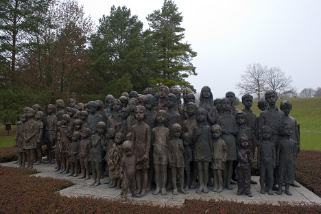 Spomenik djeci „Lebensborn“ u Lidicama (Češka). Izvor: AFP