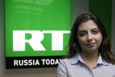 Margarita Simonjan, glavna urednica TV kanala Russia Today. Izvor: ITAR-TASS