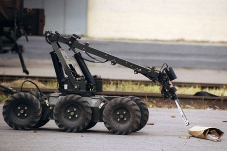 „Skolkovo”: Umjesto čuvara u turobnoj crnoj uniformi s pendrekom parkovima mogu patrolirati roboti. Izvor: PhotoXPress