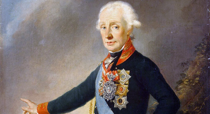Jozef Krajcinger: Portret A. V. Suvorova (1799)