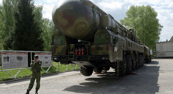 Raketni kompleks Topolj RT-2PM (prema klasifikaciji NATO-a SS-25). Izvor: RIA Novosti. 