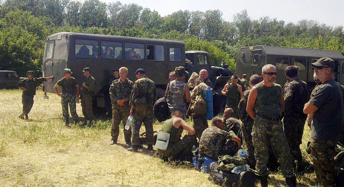 Ukrajinski vojnici u Rostovskoj oblasti. Izvor: RIA Novosti //PHOTO