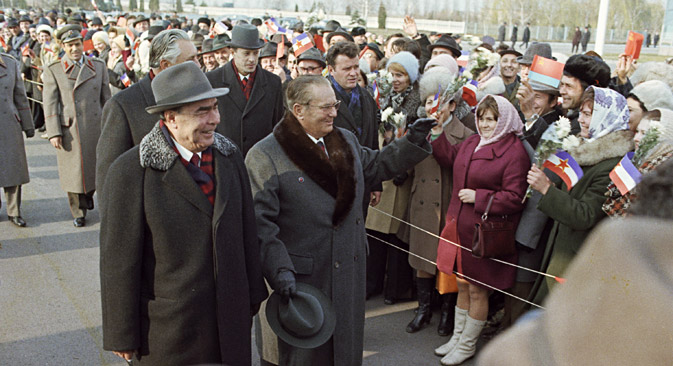 U Zagrebu je boravio i Leonid Brežnjev 1962., a bio je i prošetao glavnim trgom. Izvor: Vladimir Akimov/ Ria Novosti
