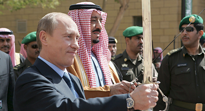 Vladimir Putin i princ Salman bin Abdul Aziz. Izvor: Reuters