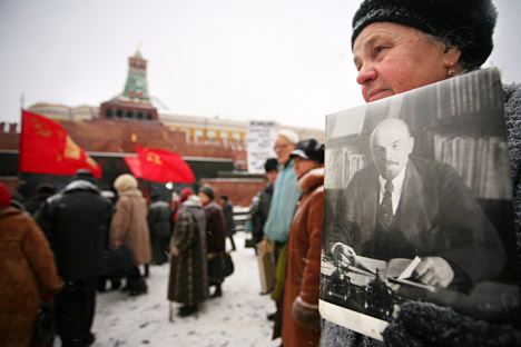 Sosok Lenin masih hidup dalam benak masyarakat Rusia hingga hari ini. Kredit: AFP/East News