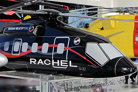 RACHEL (Rusian Advanced Commercial Helicopter) merupakan proyek helikopter canggih kelas menengah. Kredit: Theirry Dubois