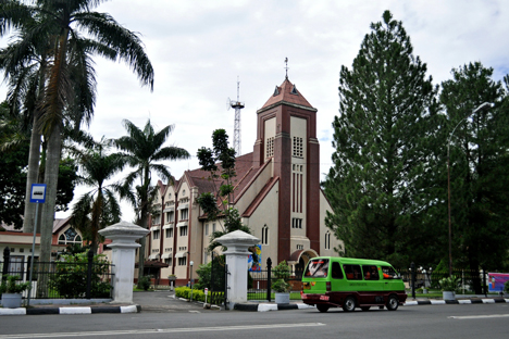 Gereja Protestan di Bogor. Foto: penulis