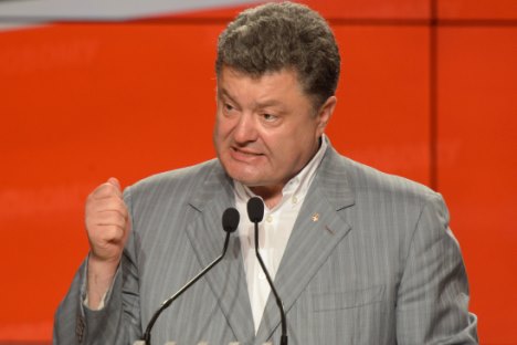 Presiden Ukraina yang baru saja terpilih, Petro Poroshenko, mengatakan akan tetap mengajukan masalah Krimea ke pengadilan internasional. Foto: Mihail Voskresensky/RIA Novosti