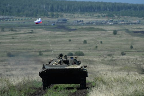 Kendaraan tempur infanteri BMP-2. Foto:  Pavel Lisitsyn/RIA Novosti