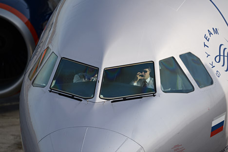 Maskapai Aeroflot paling banyak merekrut pilot asing, yakni sebanyak 80 orang. Foto: Alexandr Kryazhev/RIA Novosti