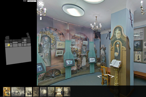 Di dalam rumah Nikolay Gogol, Museum Memorial di Moskow. Sumber: Google 