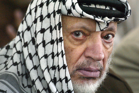Pada era Uni Soviet, Yasser Arafat cukup dikenal setelah kunjungan pertamanya ke Moskow pada 1968. Foto: AFP/East News