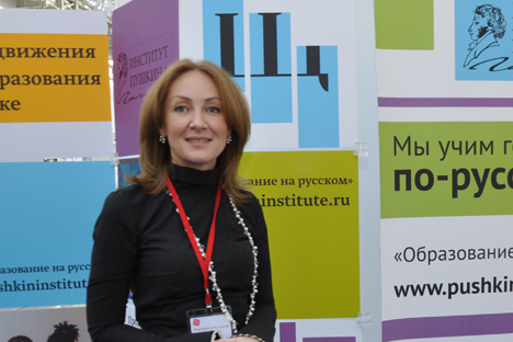 Rektor Institut Negeri Bahasa Rusia Pushkin Margarita Rusetskaya. Foto: Gleb Fedorov