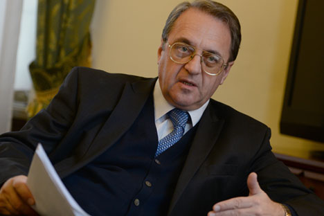 Wakil Menteri Luar Negeri Rusia Mikhail Bogdanov.
