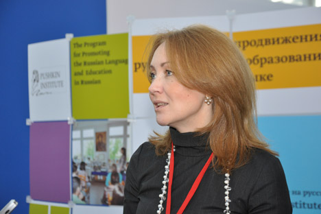 Rektor Institut Negeri Bahasa Rusia Pushkin Margarita Rusetskaya. Foto: Gleb Fedorov