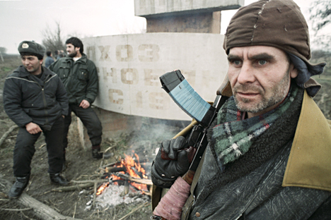 Perang Chechnya I berakhir pada Agustus 1996 saat Rusia menarik mundur pasukannya. Foto: Igor Mikhaliv/RIA Novosti