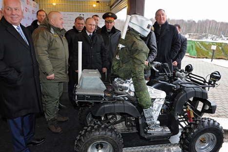 Pada 20 Januari lalu, Presiden Vladimir Putin telah dipresentasikan sebuah pengembangan teknologi muktahir. Kredit: Mikhail Klimentiev/RIA Novosti