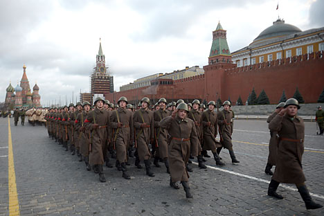 Parade Hari Kemenangan di Moskow tahun ini akan menjadi parade terbesar Rusia sejak bubarnya Uni Soviet. Foto: RIA Novosti