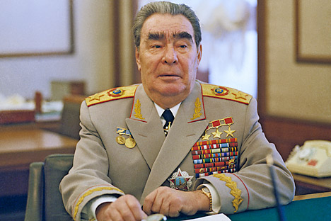 Mantan Pemimpin Uni Soviet Leonid Brezhnev memiliki empat jaket berbeda dengan seperangkat medali dan bintang tanda jasa yang berbeda. Foto: Photoshot/Vostok-Photo