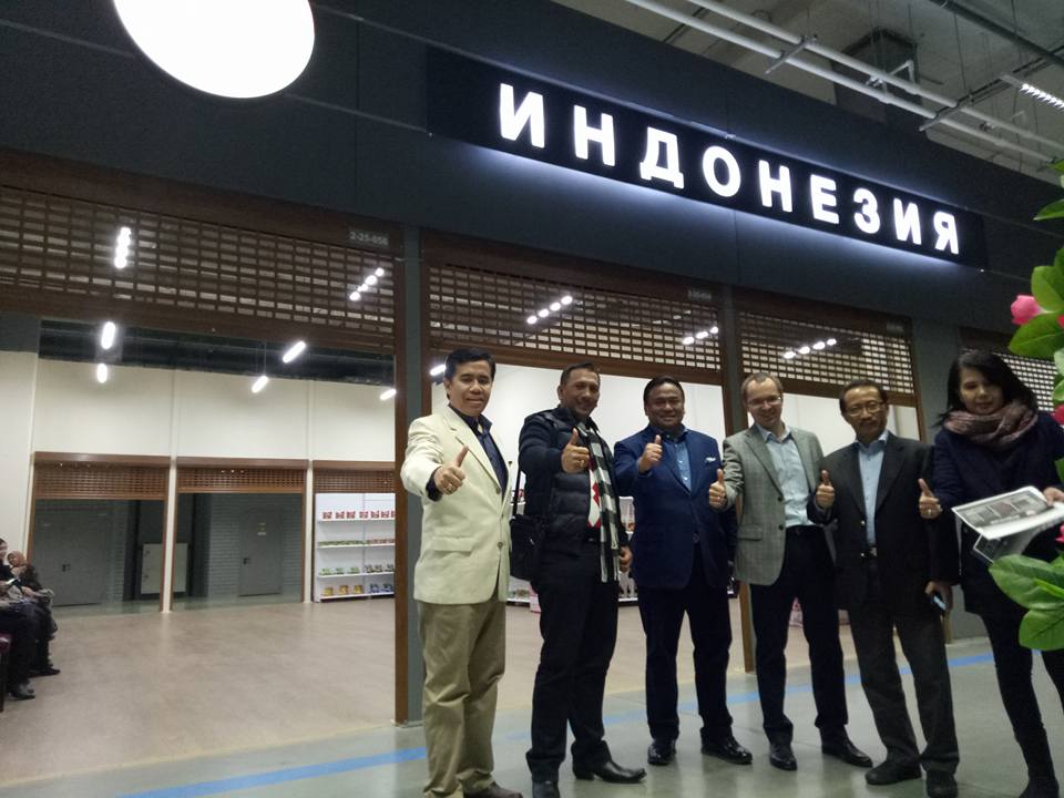 Untuk pertama kalinya dalam sejarah, Indonesia membuka gerai produk lokal secara permanen di Moskow.
