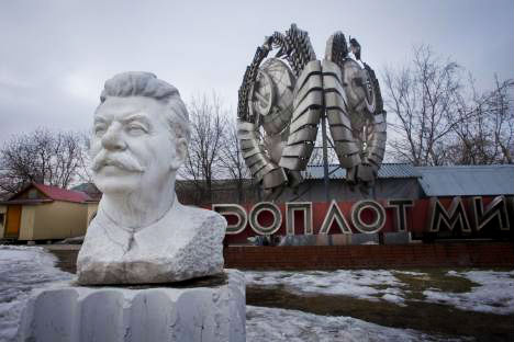 A bust of Stalin in the sculpture park at the Museon on Krymsky Val, which also includes six statues of Lenin and one of Sverdlov. Source: Ricardo Marquina Montanana