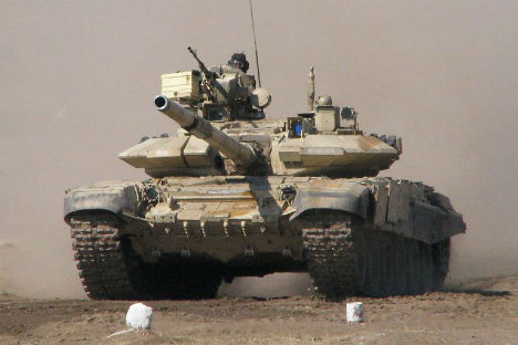 An Indian Army T-90S. Source: wikipedia