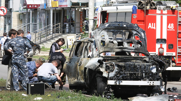 The Tatarstan mufti's service car was blown up in Kazan at 11 a.m. on Thursday, causing fatalities. Source: ITAR-TASS