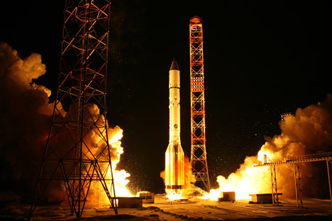 The workhorses making to $700-800 million a year for the Russian space industry are the Proton and Soyuz carriers, which were developed during the Soviet era. Source: AP