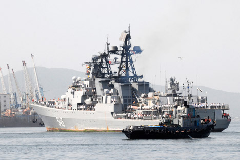 Los barcos rusos atracaron en Ceuta el día 5 de enero. Fuente: Reuters.