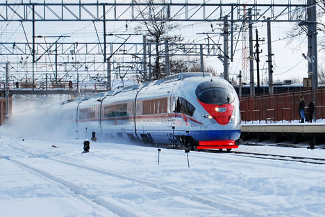 Russian high-speed railway.