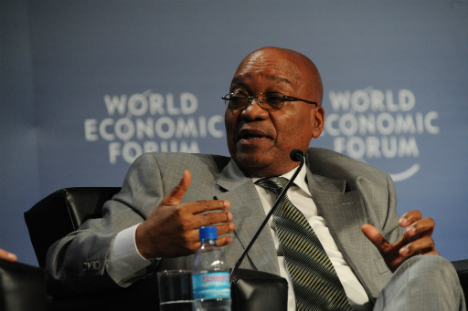 Zuma explicou que banco do Brics foi motivado pela insatisfação dos membros com FMI e Banco Mundial Foto: Press Photo/World Economic Forum