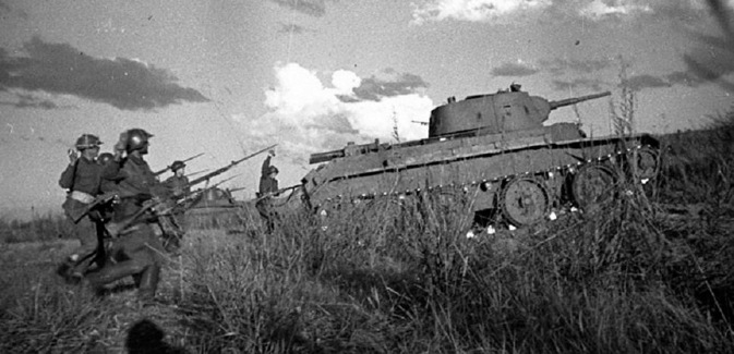 Soviet offensive during the Battle of Khalkhin-Gol. Source: wikipedia.org