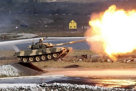 Invar anti-tank missiles were designed for the T-90 tank. Source: Tatiana Andreeva/RG