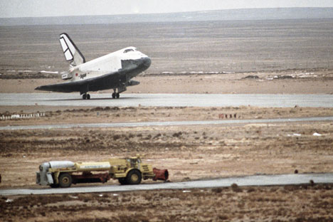 The Soviet space shuttle was the first such craft anywhere in the world to land automatically. Source: RIA Novosti