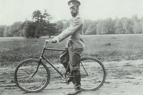 Nikolai II cycling. Source: Russian Ministry of Culture