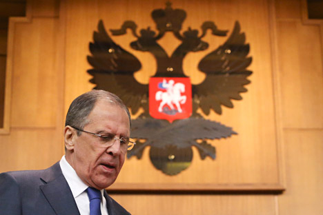 Russian Minister of Foreign Affairs Sergey Lavrov. Source: Reuters
