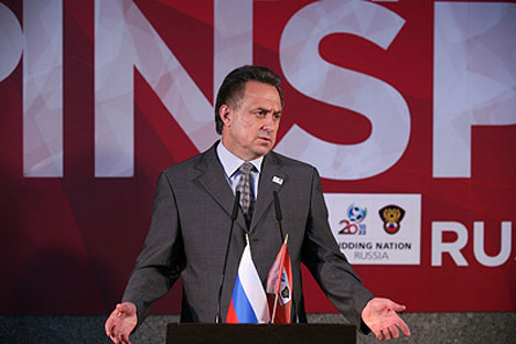 Russian Sports Minister Vitaly Mutko demanded in January that construction for all arenas start by the end of 2014. Source: ITAR-TASS