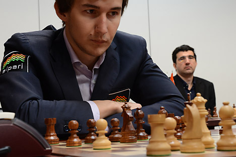 Sergey Karyakin, the 24-year-old Russian grandmaster. Source: Vladimir Vyatkin / RIA Novosti