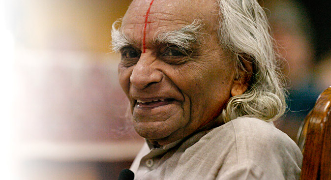 B.K.S. Iyengar passed away at the age of 96. Source: Getty Images / Fotobank
