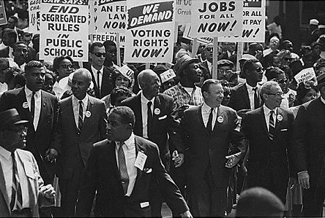Civil Rights March on Washington in 1963 called for civil and economic rights for African Americans. Source: wikipedia.org