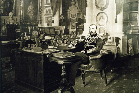 Emperor Alexander II in his study. Photograph by Levitsky & Son, 1880. Source: Dmitry Korobeinikov / RIA Novosti