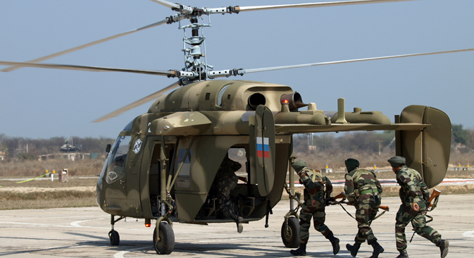 Rusia dan India akan mengerjakan proyek produksi bersama untuk 200 unit helikopter Ka-226T.