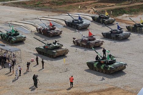 Tank biathlon. Source: Sergey Mikheev/RG
