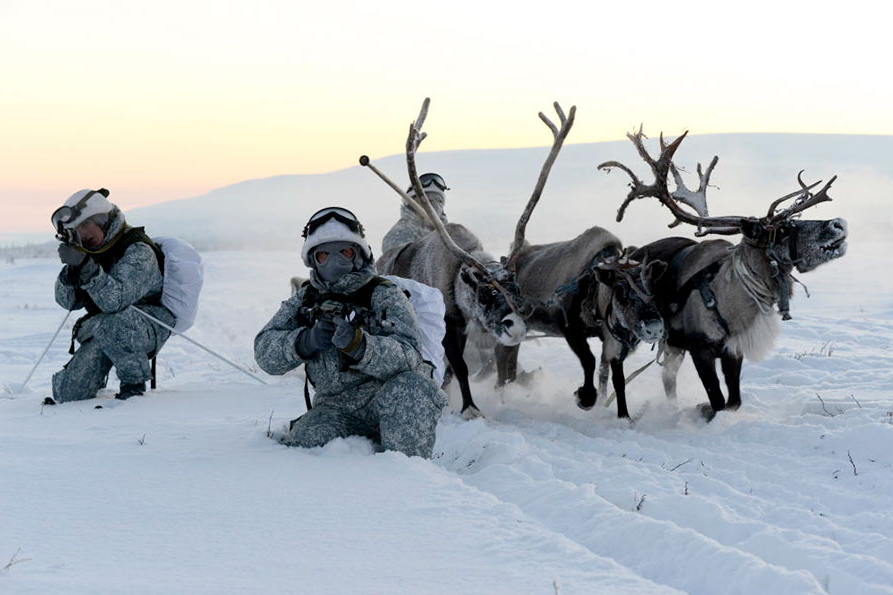 The military exercises were held in the Murmansk region.