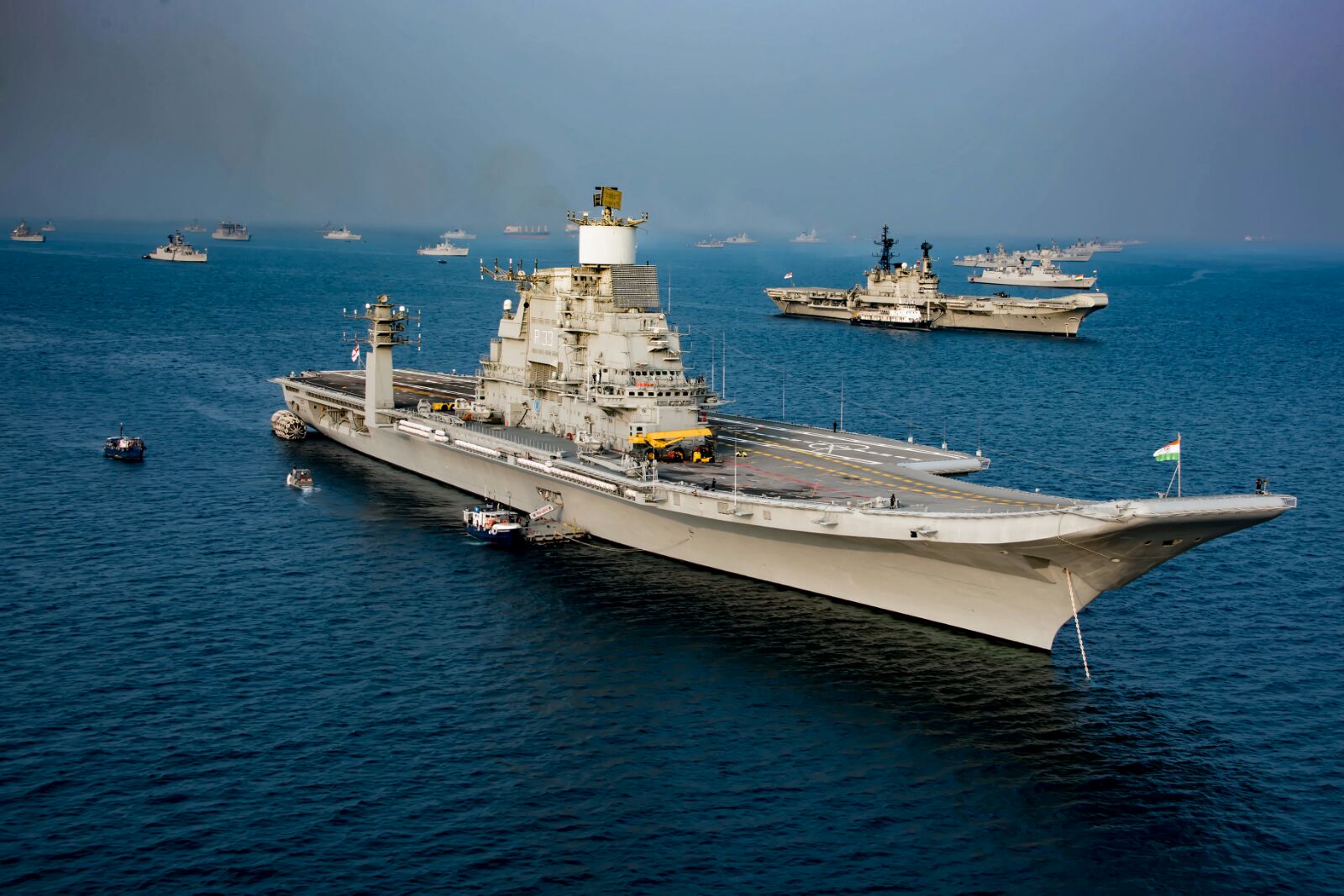 GRSE Shipyard, Goa Shipyard, and Hindustan Shipyard held talks with Russia's Morinformsystem-Agat on new joint projects for the Indian Navy.