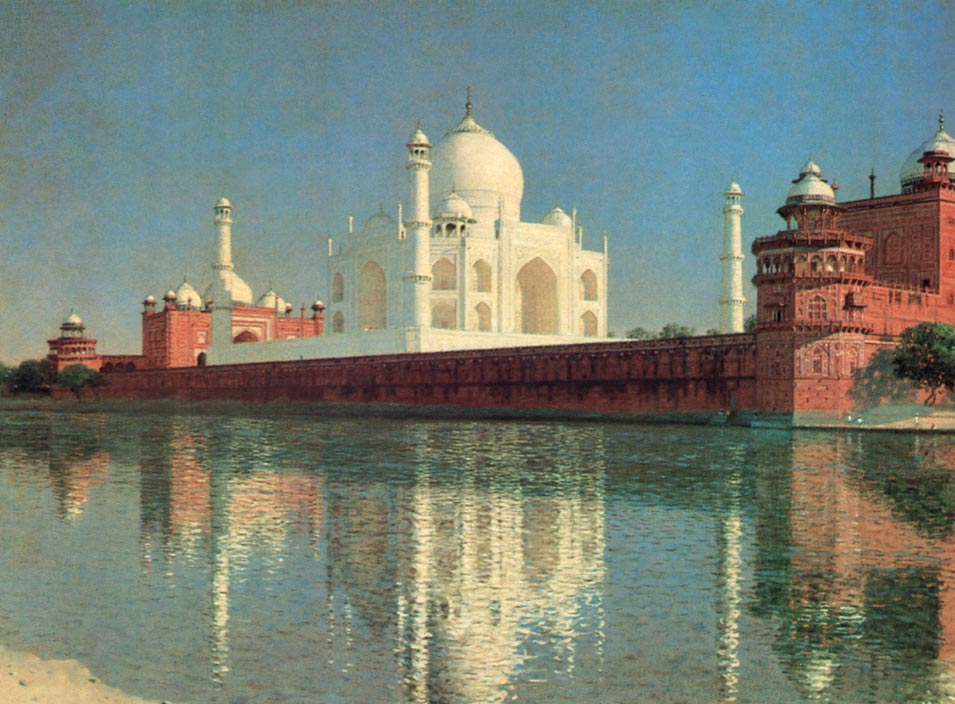 Vasily Vereshchagin. Taj Mahal Mausoleum, Agra (1874-1876)
