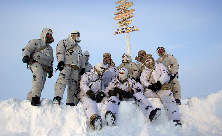 Tentara Rusia di Arktik.