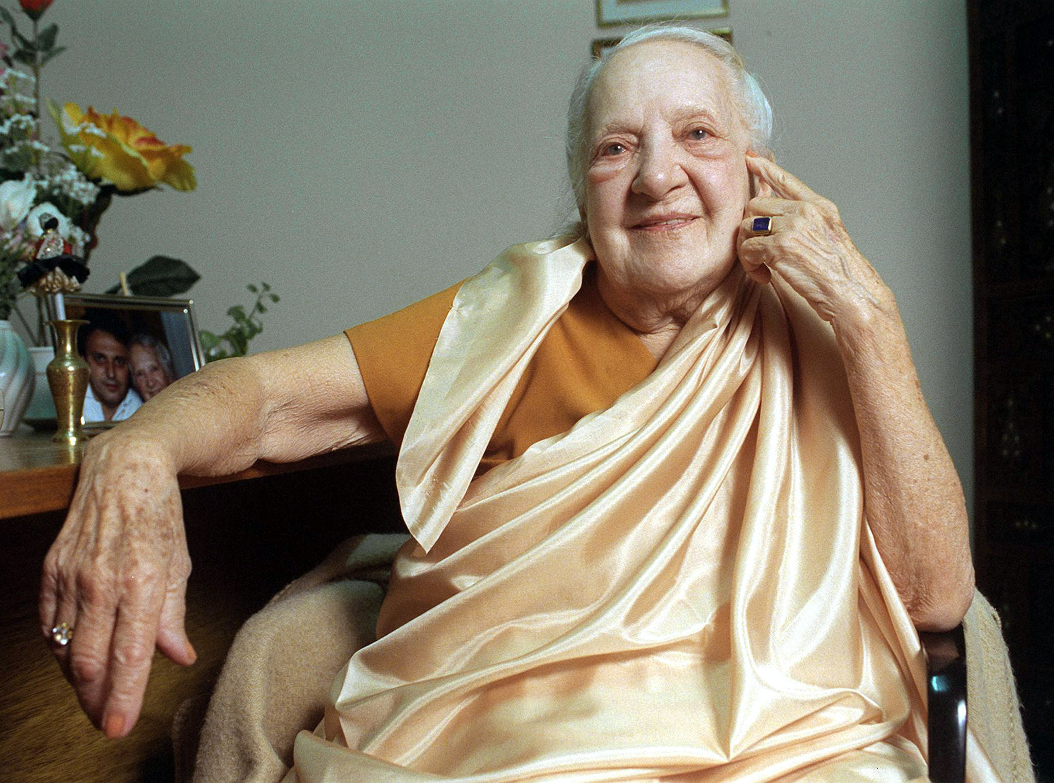 Indra Devi was known as the "First Lady of Yoga". Source: Reuters