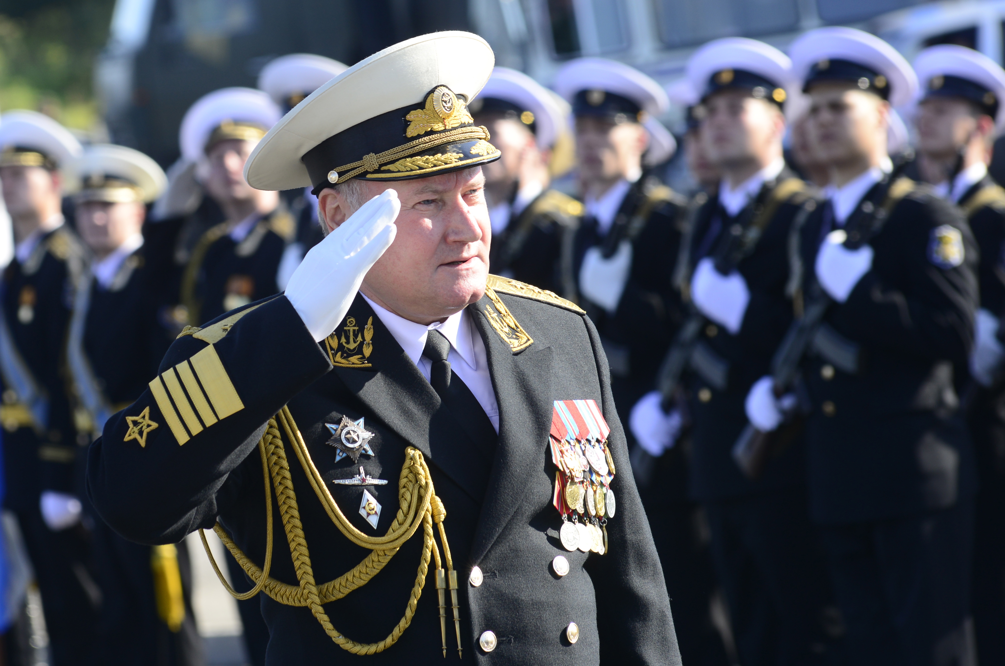 Admiral Vladimir Korolev, Commander-in-Chief of the Russian Navy. Source: Lev Fedoseev/TASS